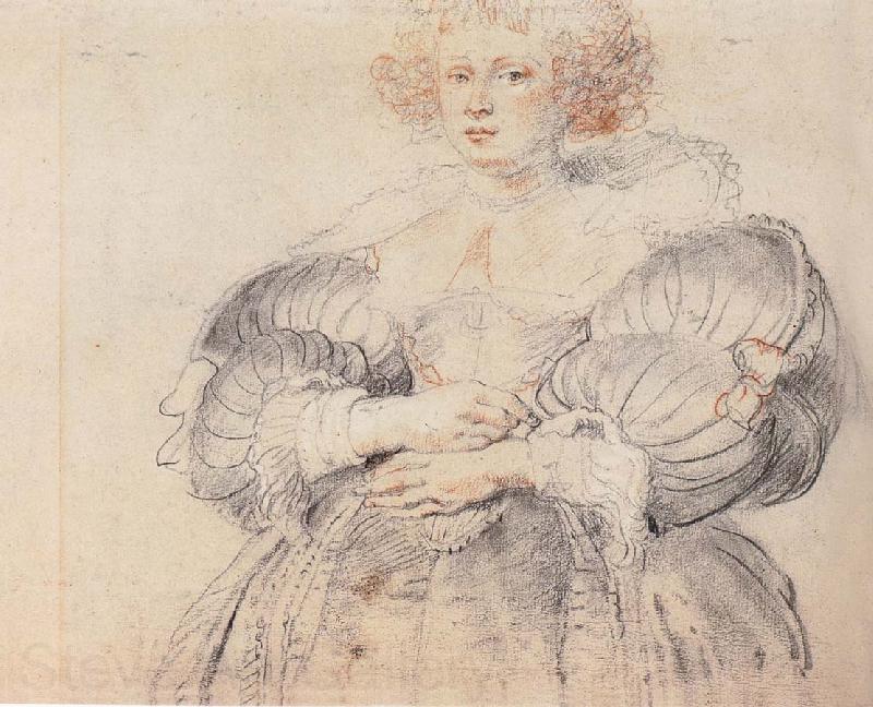 Peter Paul Rubens Girl sketch France oil painting art